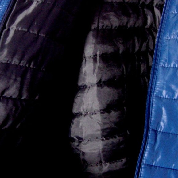 Swiss Cross Jackets & Coats Vtg Swiss Cross Rare Blue Puffer Jacket